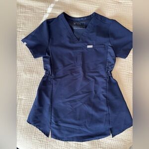 Figs Navy Maternity Scrub Set